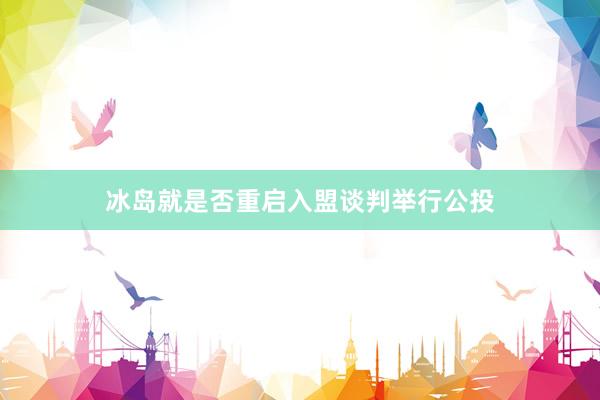 冰岛就是否重启入盟谈判举行公投