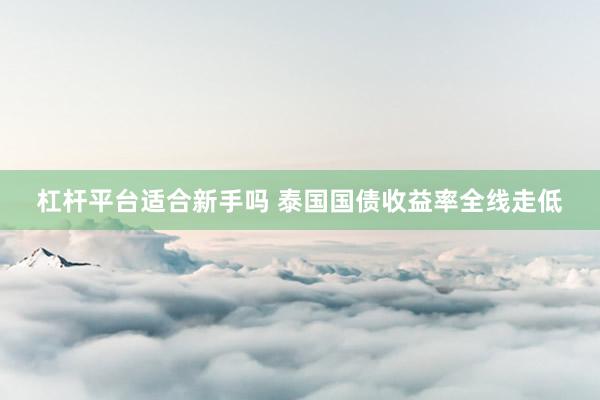 杠杆平台适合新手吗 泰国国债收益率全线走低